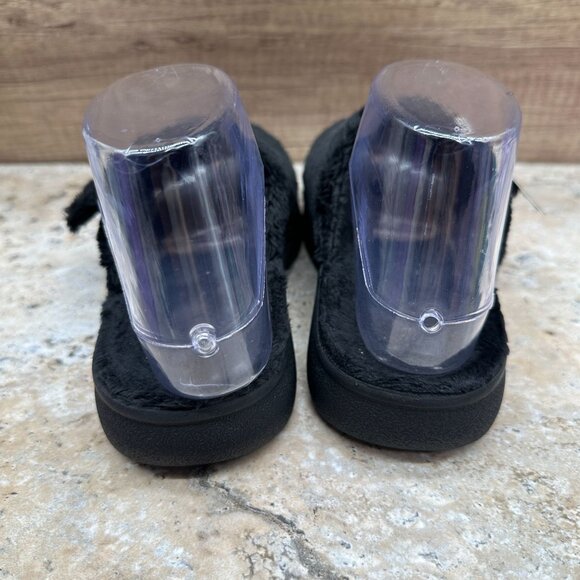 Sollbeam Slippers Womens Size 38 US 8 Black Soft Fuzzy Faux Fur Slides NWT - Picture 7 of 11